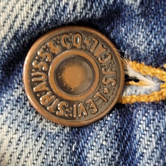 Vintage LEVIS 510 Ripped Jeans 30x29 Faded Stonewash - Picture 5 of 16